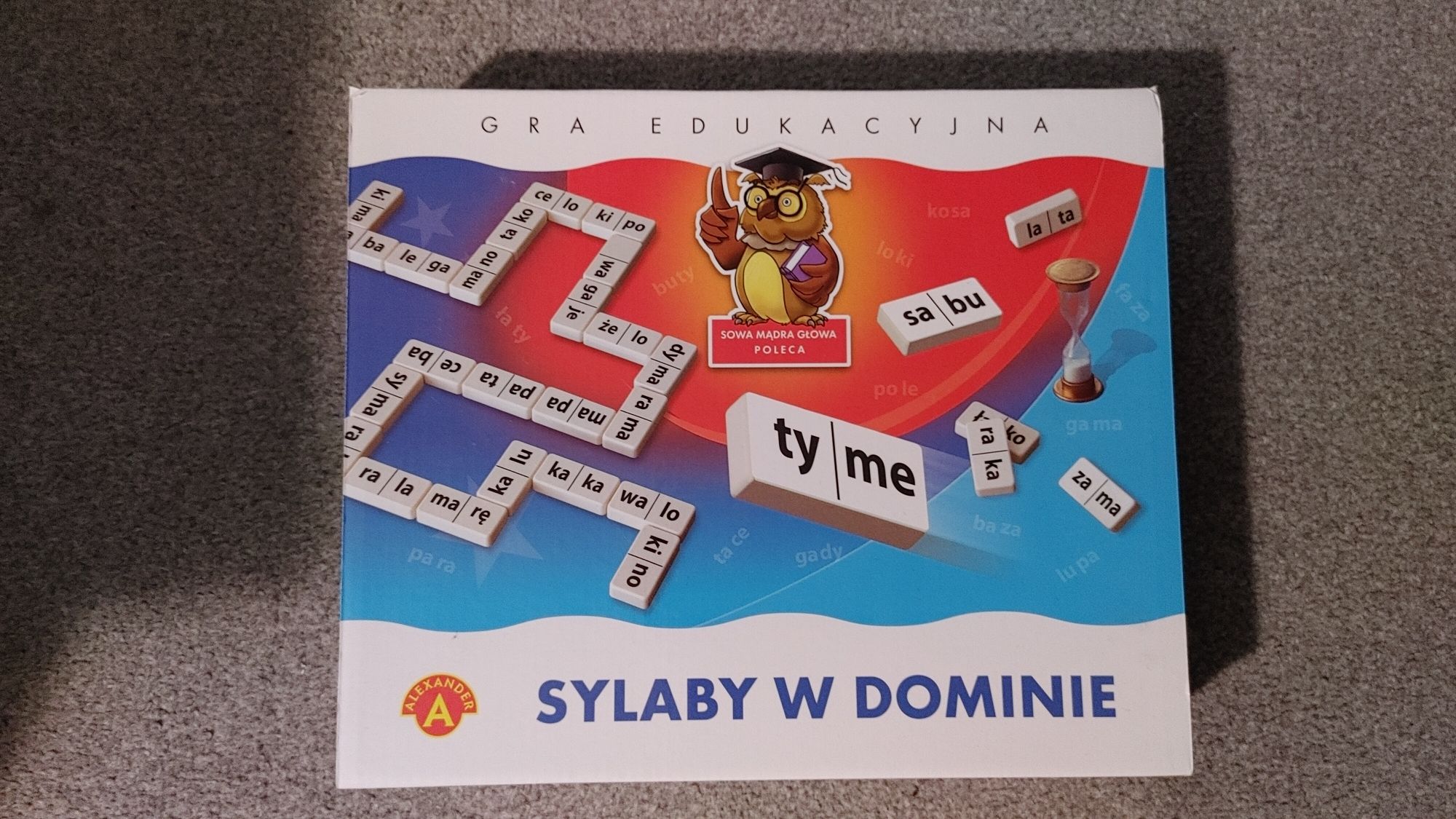 Gra edukacyjna - Sylaby w dominie