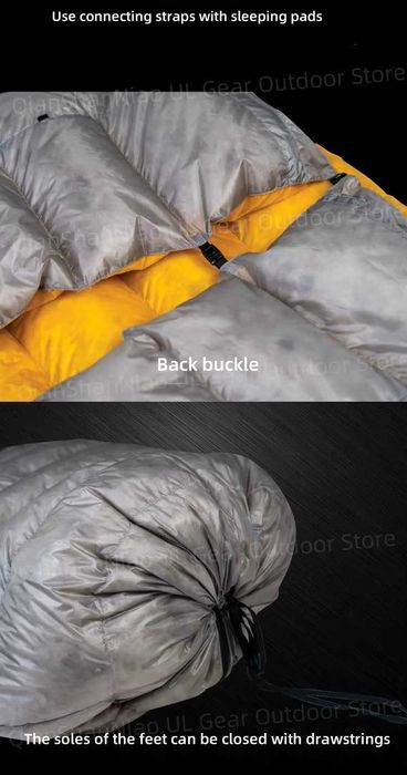 Topquilt, underquilt, śpiwór, kołderka, podpinka do hamaka puchowa