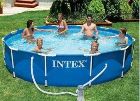 Каркасний басейн інтекс 3м на76см бассейн каркасный интекс Intex