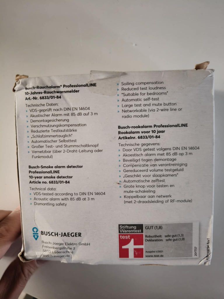 Czujnik dymu/czadu