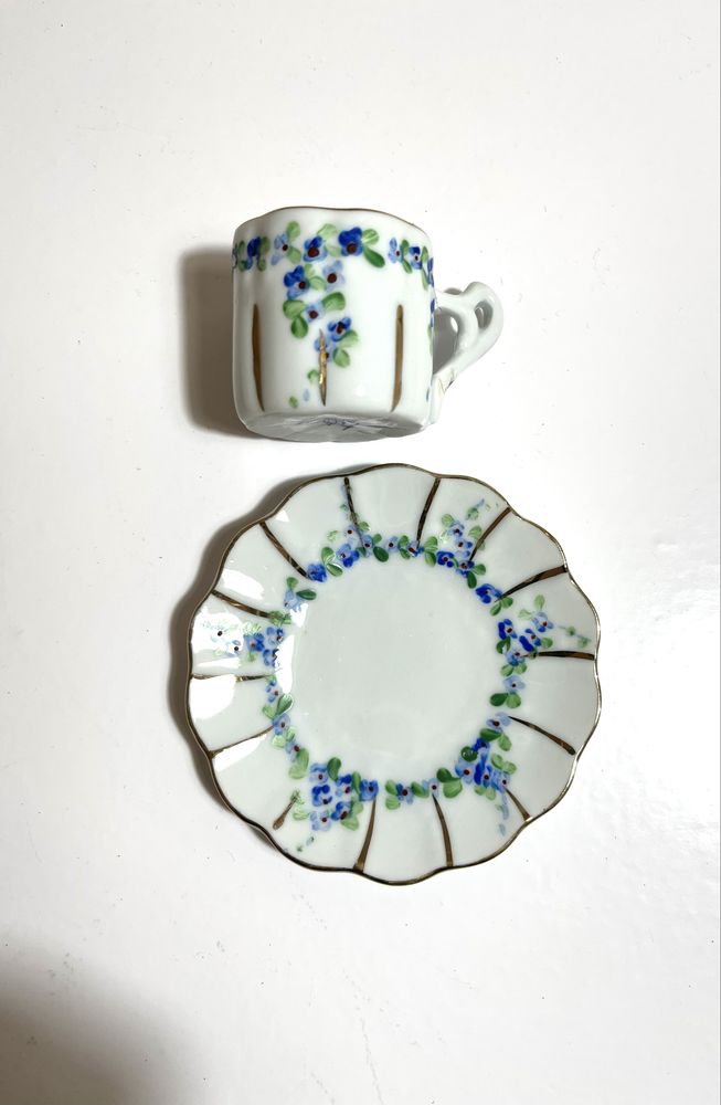 Conjunto de mini chavenas decorativas