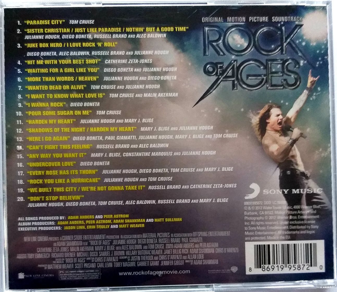 Soundtrack Rock Od Ages 2012r