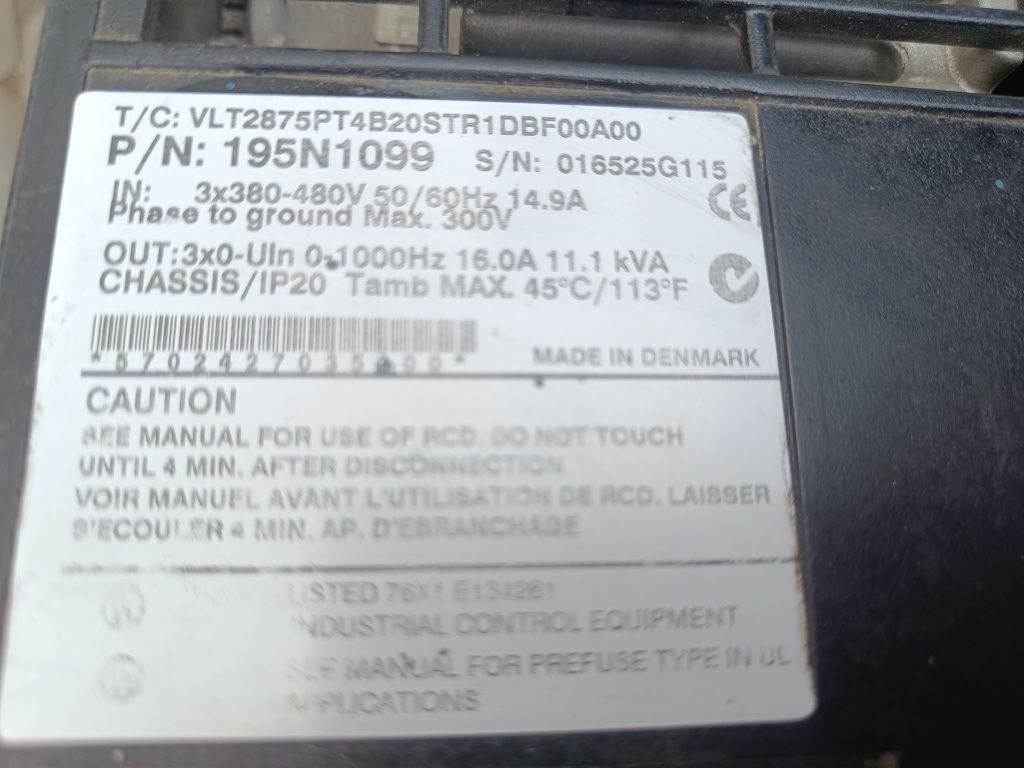 Falownik Danfoss 2875 7.5kw