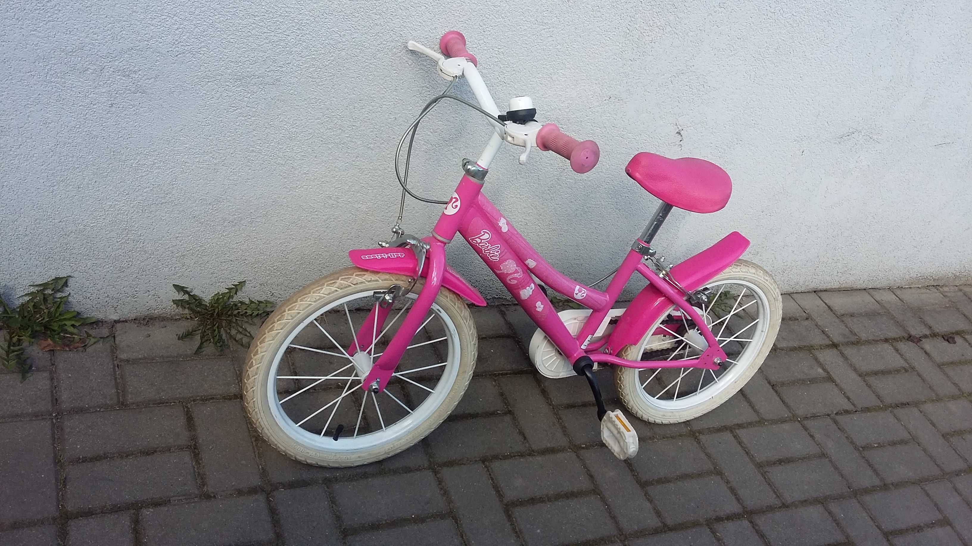 Różowy rowerek Barbie koła 16" super stan