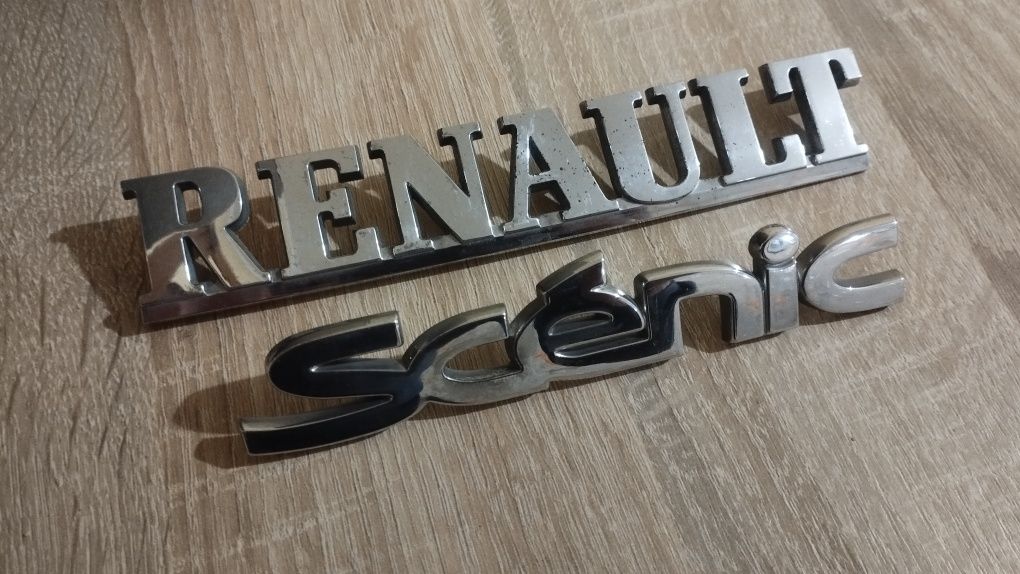 Букви емблема логотип шильда шильдік шильдик  Renault scenic