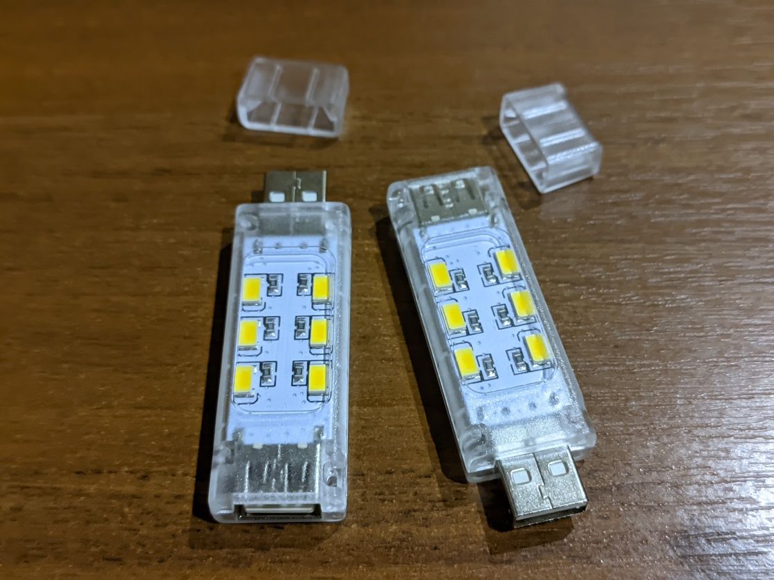 LED USB Лампа на дві сторони можна з'єднувати між собою і ко