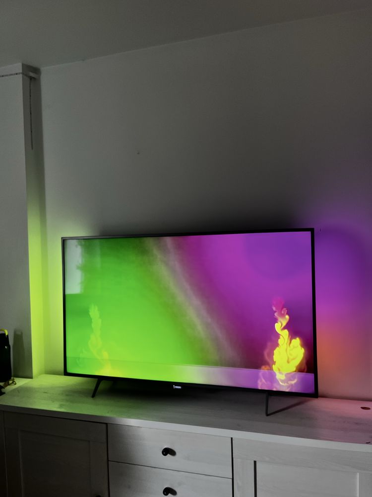 telewizor philips 4k 55 cali ambilight smart tv