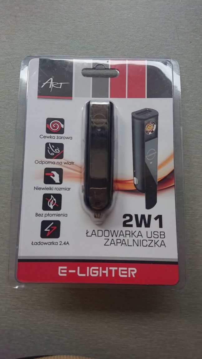 2w1 ładowarka usvb zapalniczka e-lighter