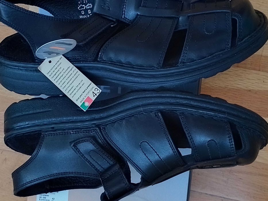 Фірмові шкіряні літні чоловічі сандалії SOFTWALK розм. по устілці 27см