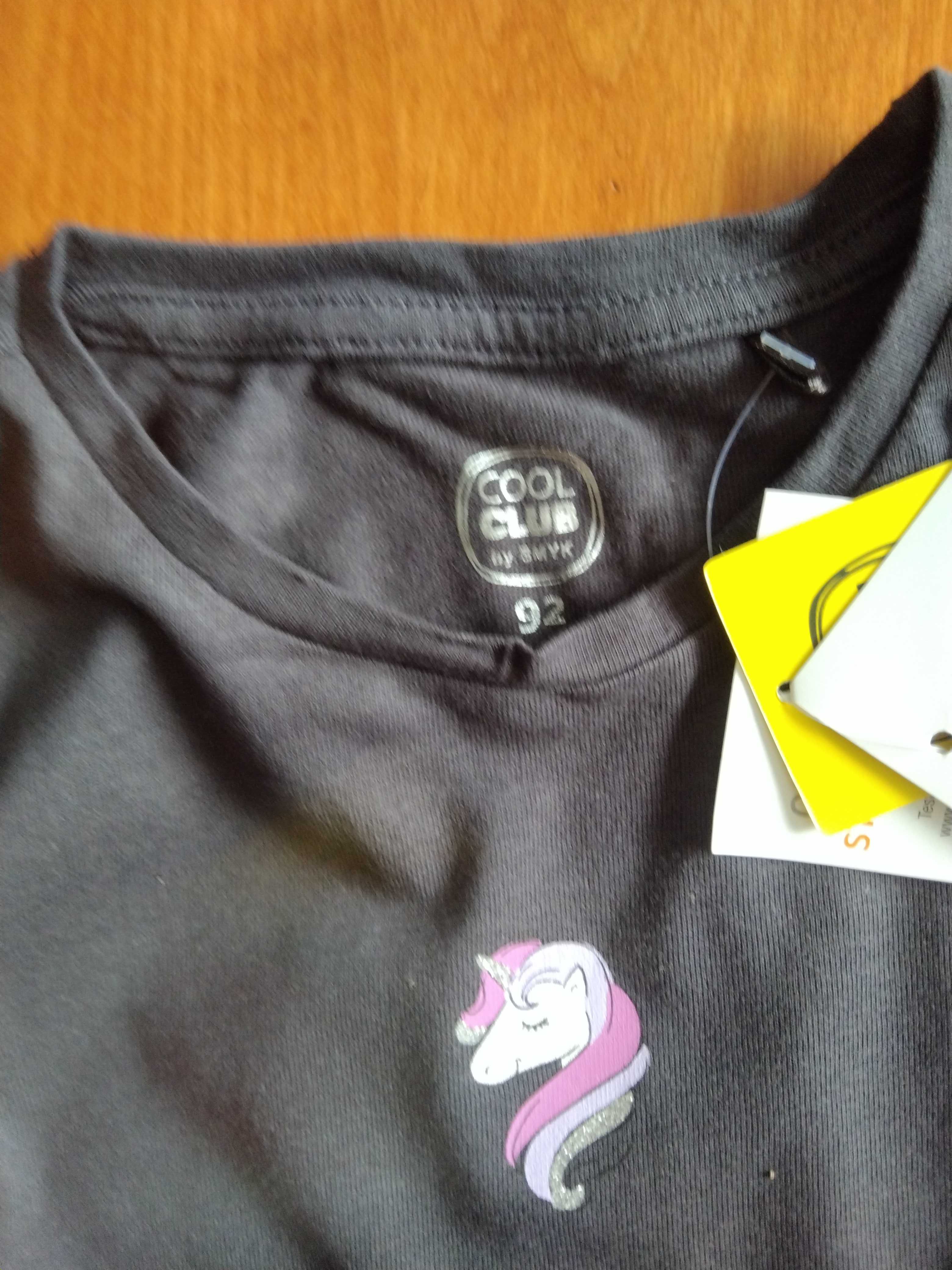 T-shirt dziewczęcy Jednorożec r.92 Cool Club
