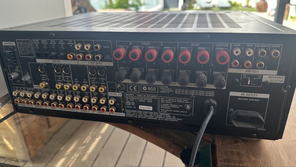 Sony Digital Audio/Video Control Center 5.1 STR-DB930