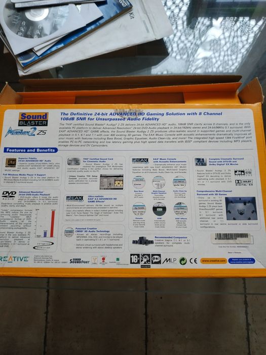 Creative Sound Blaster audigy 2 ZS wersja box karta dźwiękowa
