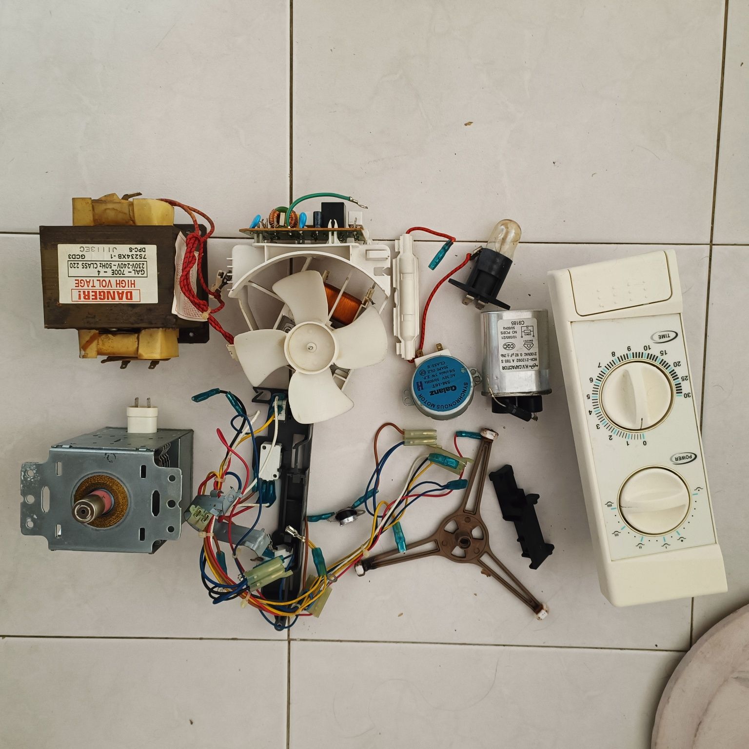 Vendo peças microondas