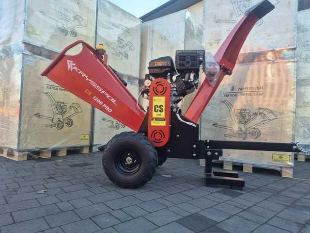 Profesjonalny rębak do gałęzi sprzęgło CS1200Pro15KM 12cm Black Week