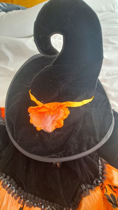 Fato Bruxa Menina/Adolescente S *novo*