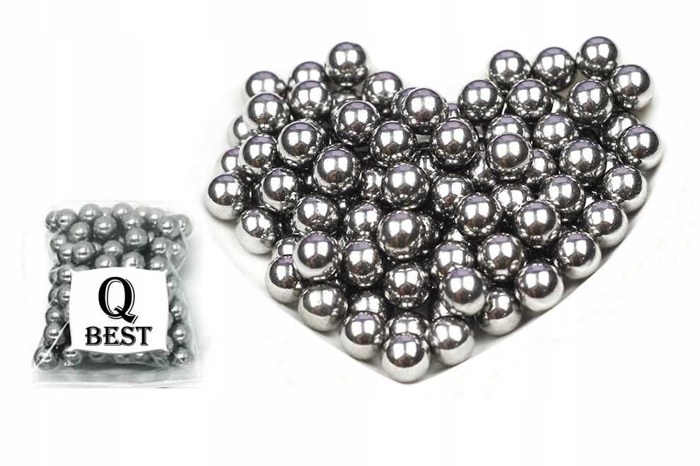 QBest Kulki do procy stalowe 12,7 mm zestaw 1 KG ok 118 sztuk