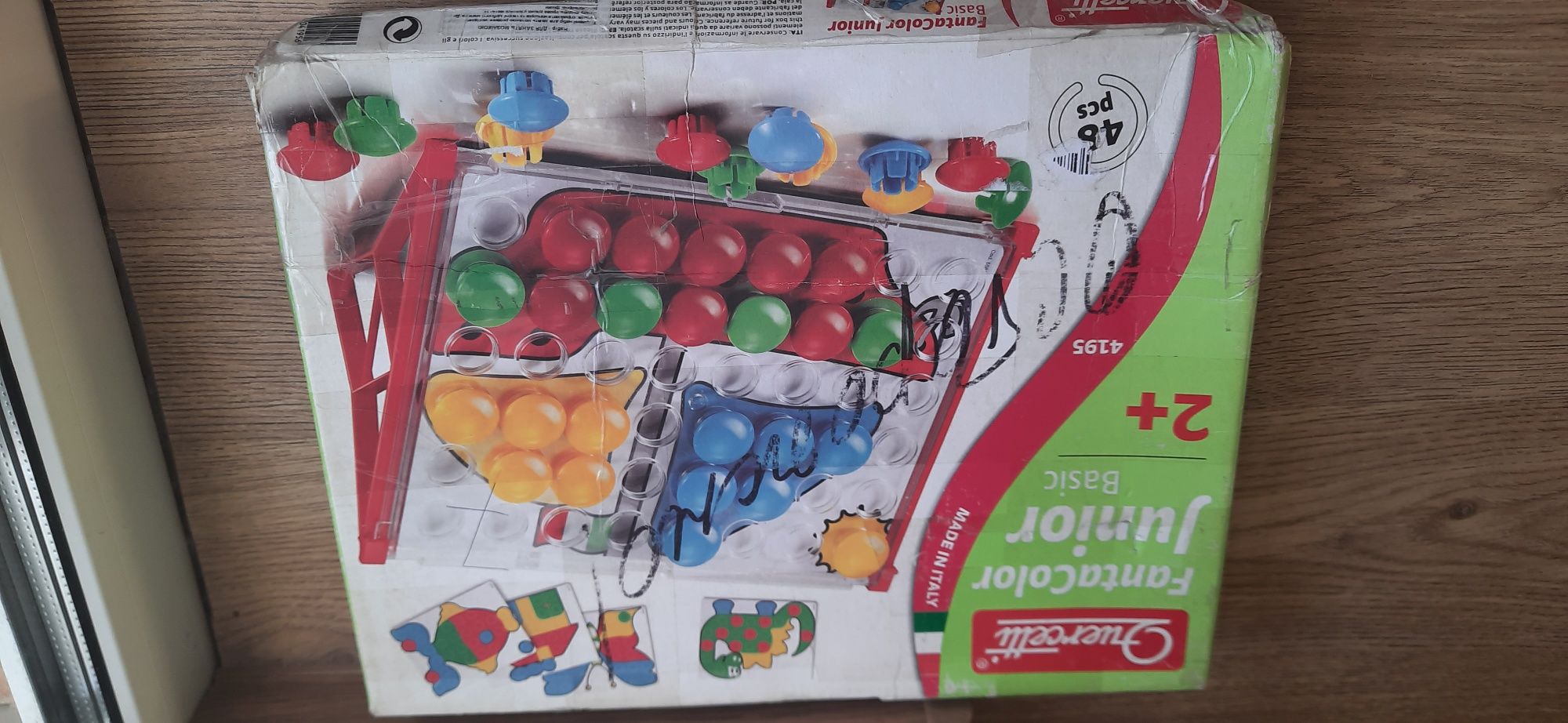 Мозайка пуговки крупные пазл fanta color как melissa&doug fisher price