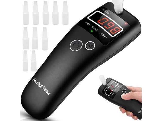 Precyzyjny Alkomat Kalibracje 5x Ustniki Tester -e263