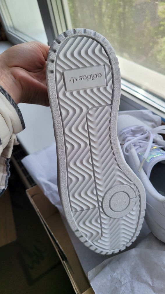 Продам новые белые кросовки кеди adidas Originals NY 90 J 38р