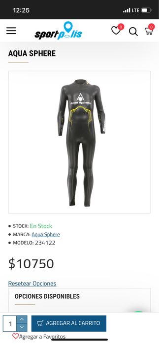 гідрокостюм Aqua Sphere Racer