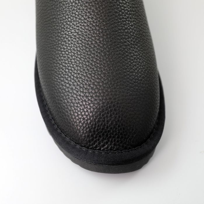 Угги мужские чёрные на молнии 8854