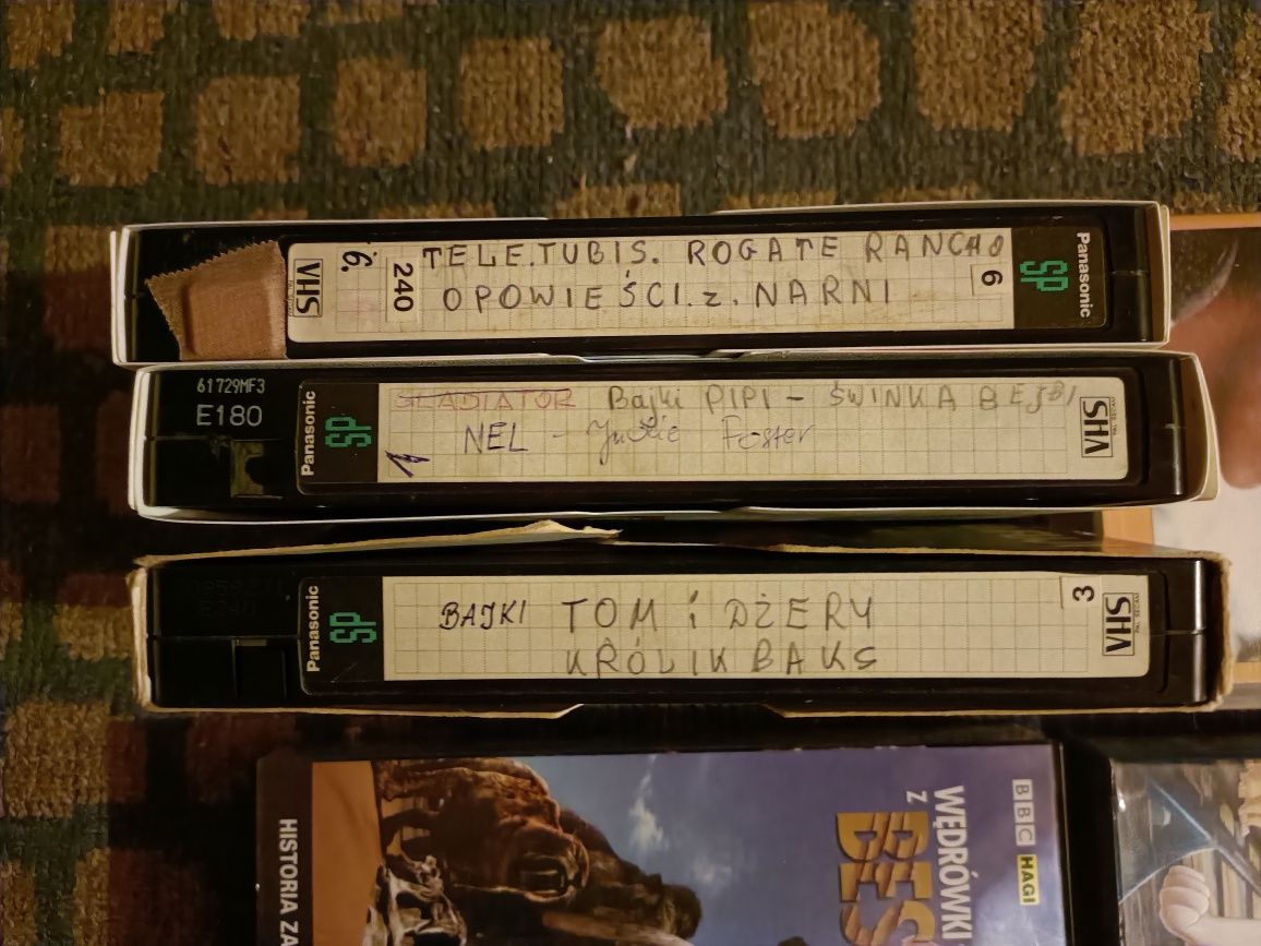 Bajki kasety VHS komplet