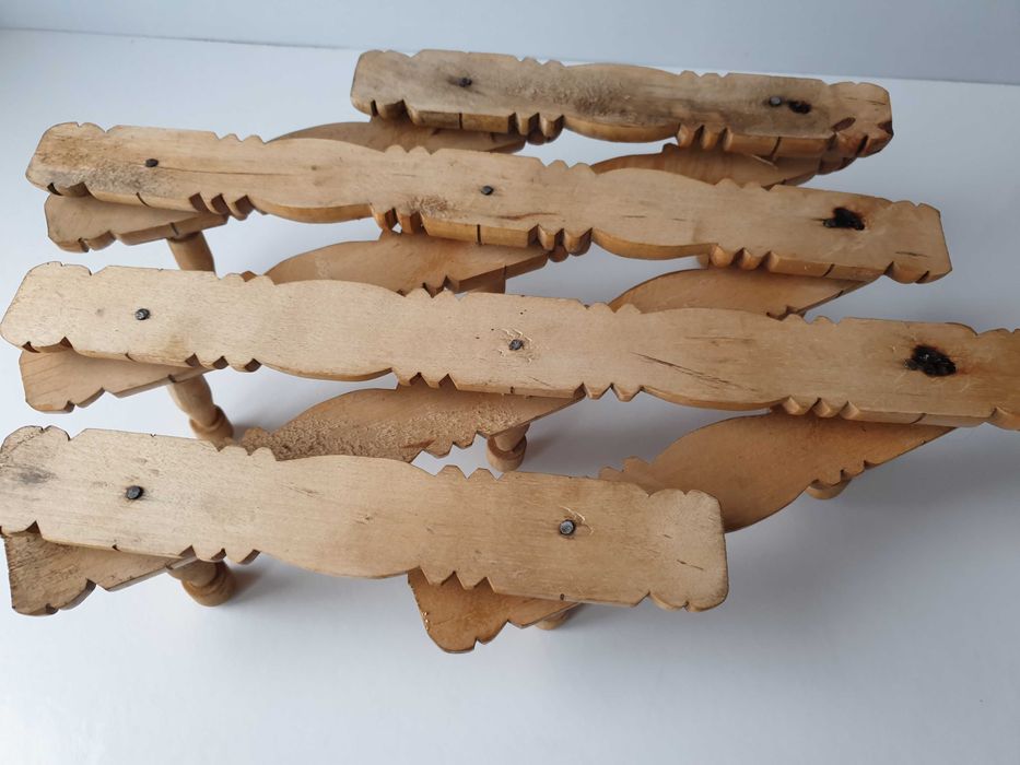 Вішалка з дерева "Гармошка"дерев'яна розсувна часів срср