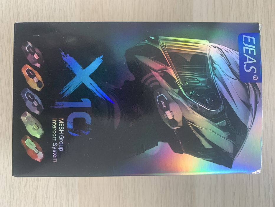 Intercom Topo de Gama EJEAS X10 Phantom-Novo