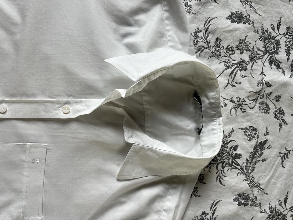 Bawełniana koszula bluzka zapinana na guziki krótki rękaw 40 L 42 XL