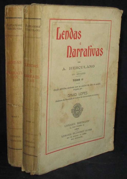 Livros Lendas e Narrativas Herculano Bertrand 17ª edição