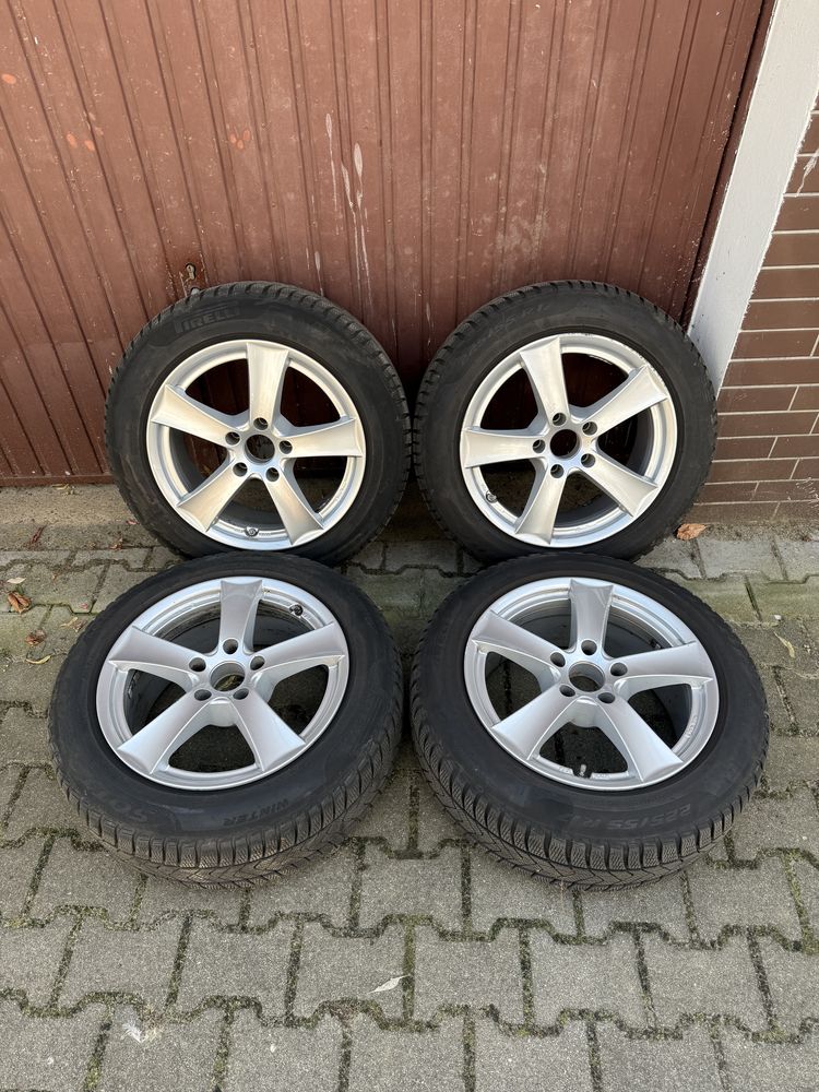 Koła felgi 5x120 opony zimowe pirelli 225 55 r 17 bmw dezent et34