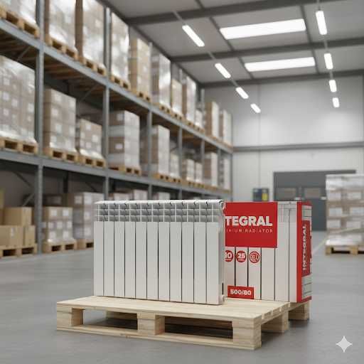 Радиатор алюминиевый Integral.Самые низкие цены!!!Распродажа