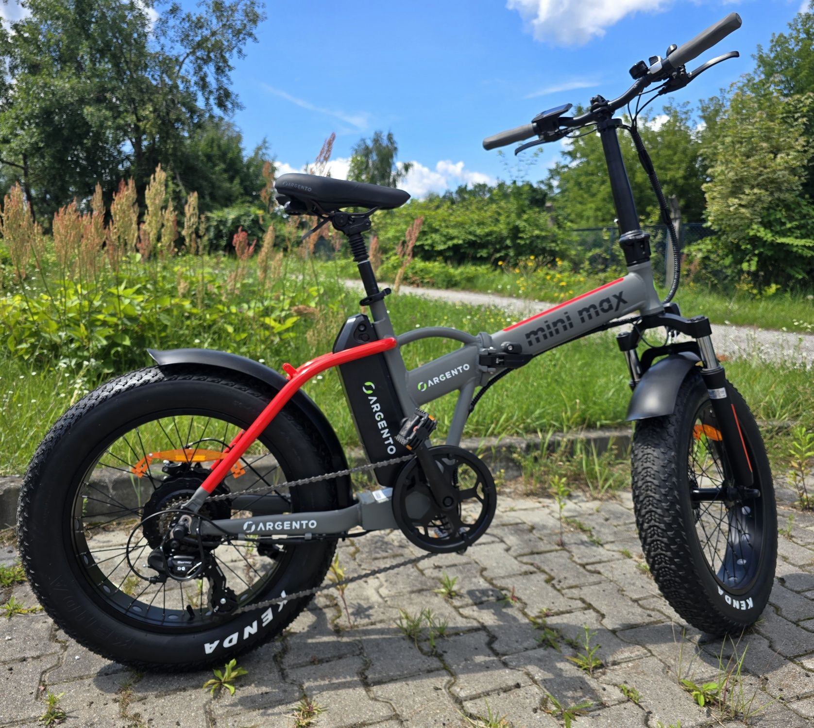 Rower elektryczny Fatbike składak Argento Mini Max