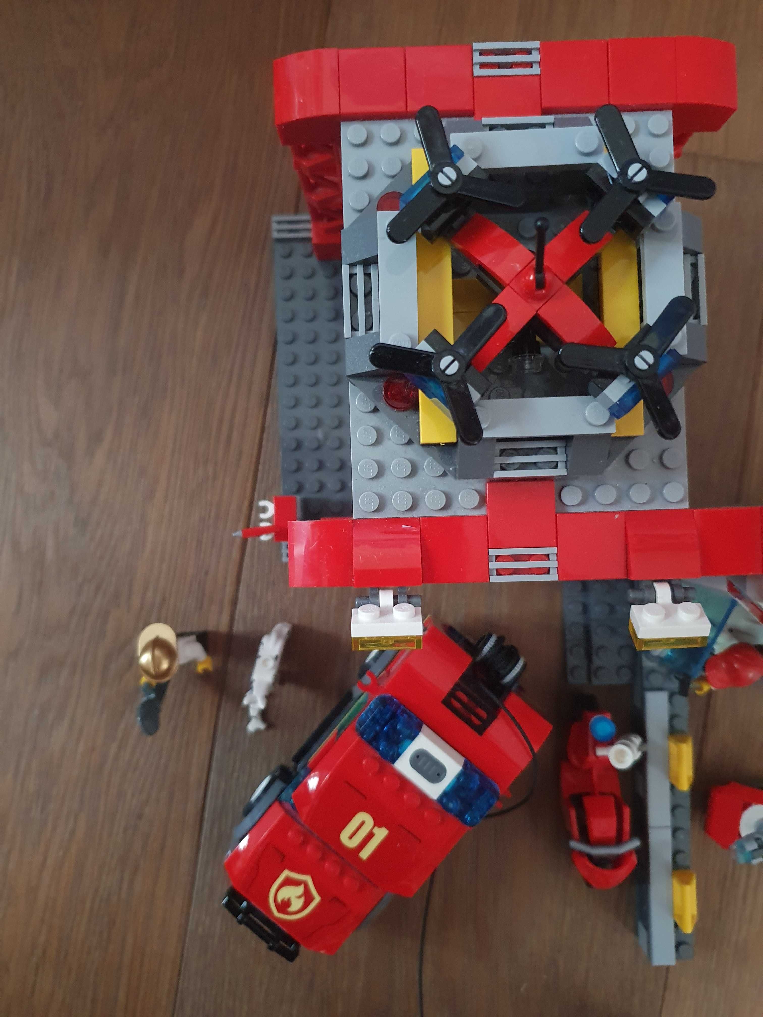 LEGO Remiza strażacka zestaw autorski