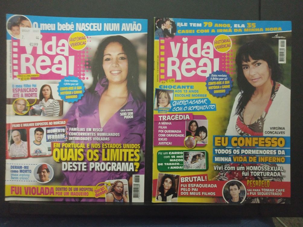12 Revistas  VIDA REAL  (2008/09)