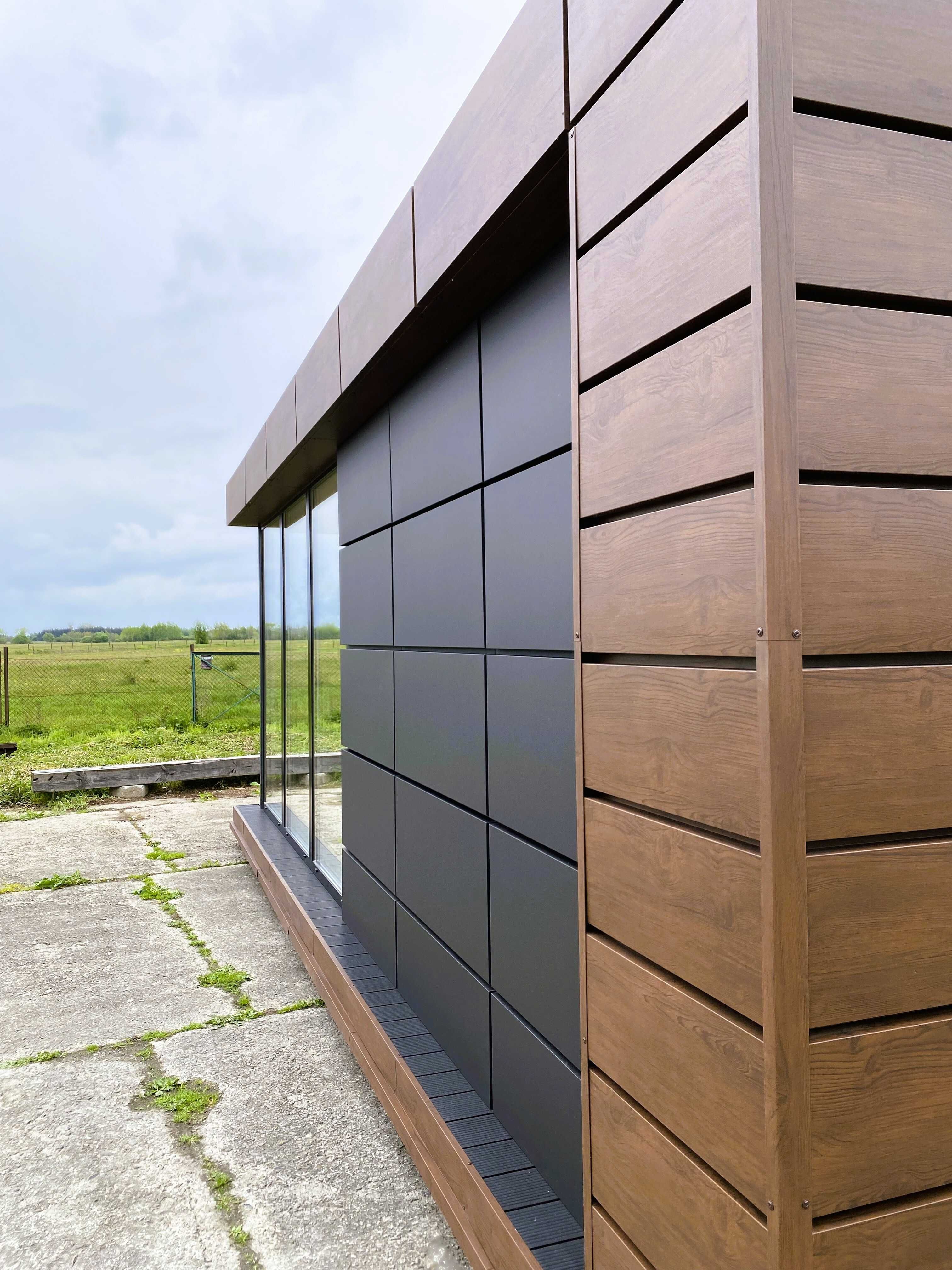 Domek modułowy / pawilon biurowy 7.4m x 3.2m