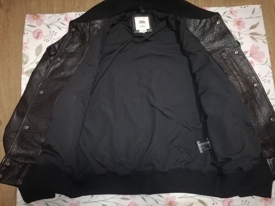 Kurtka bomberka ze skore Zara nowa