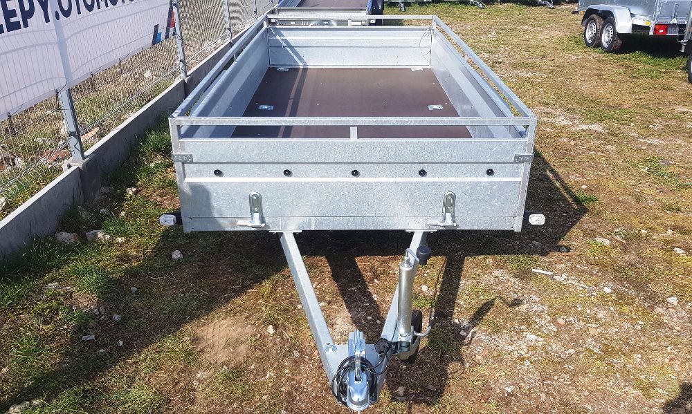 Przyczepka BORO MAJSTER 3m  tandem 750 DMC dostawa cała Polska