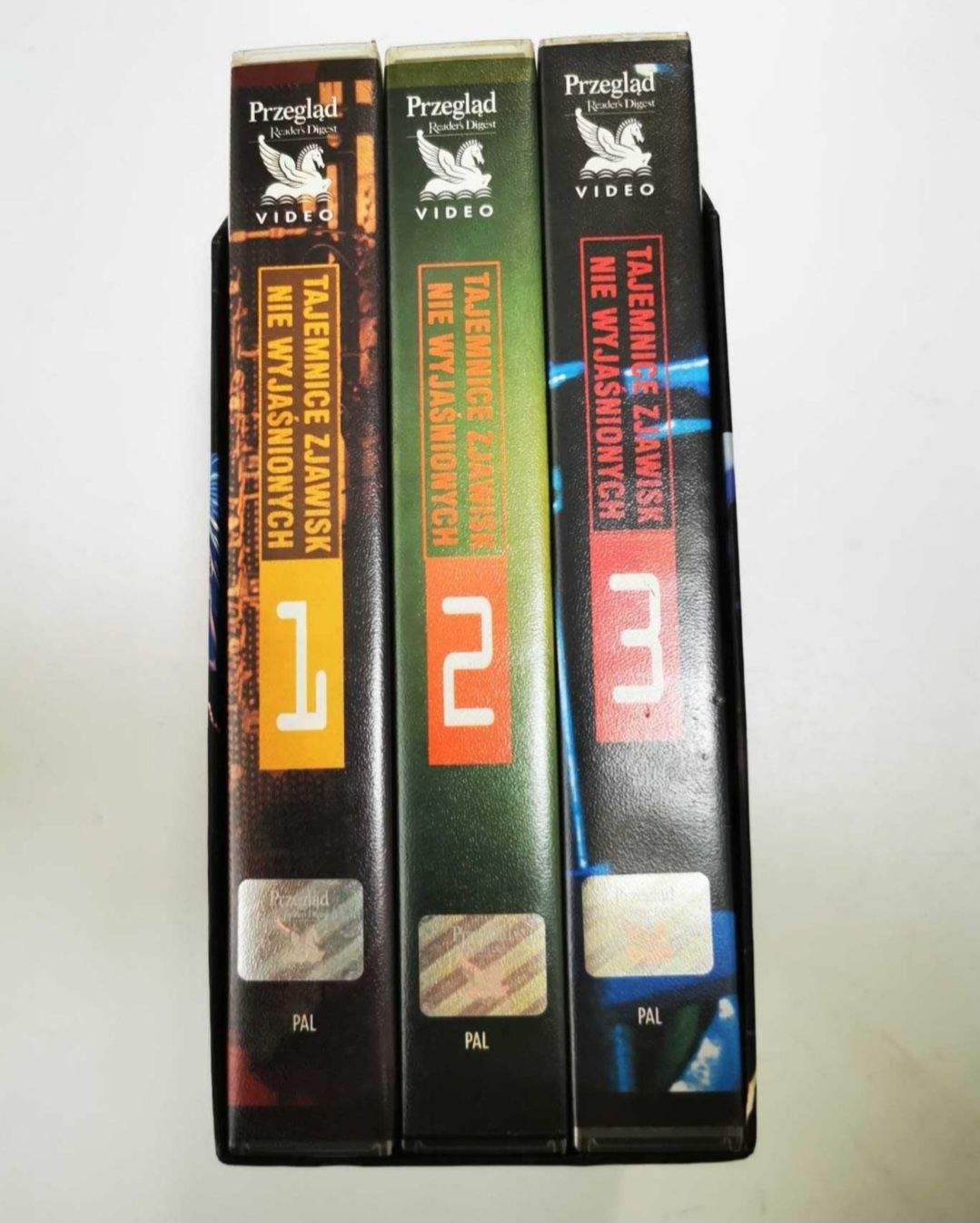 3 Kasety VHS Tajemnice Zjawisk Nie Wyjaśnionych KOMPLET.