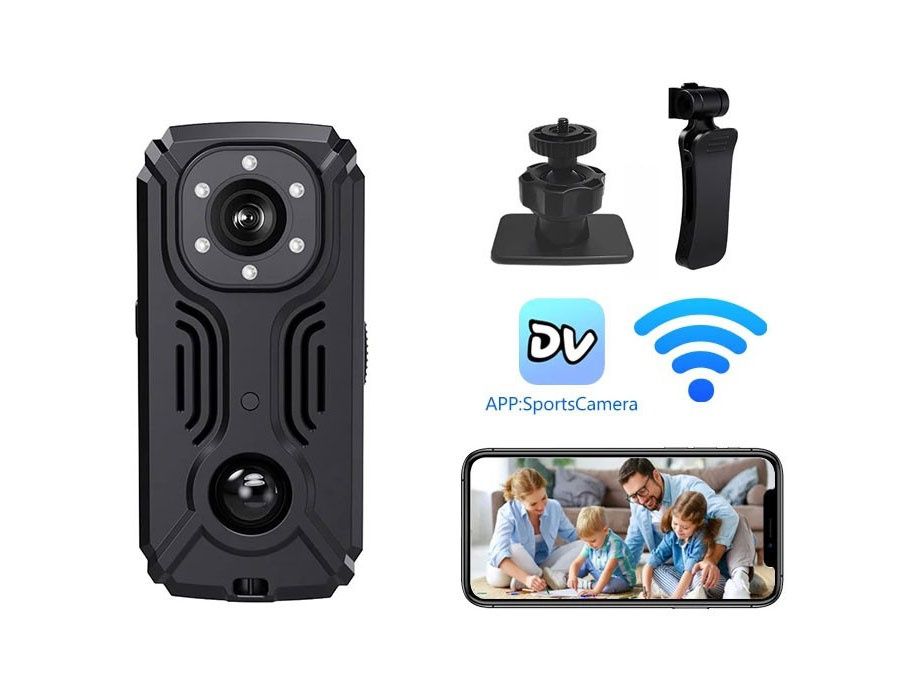 Wi-Fi міні відеокамера MD37 1080p з диктофоном, датчиком руху