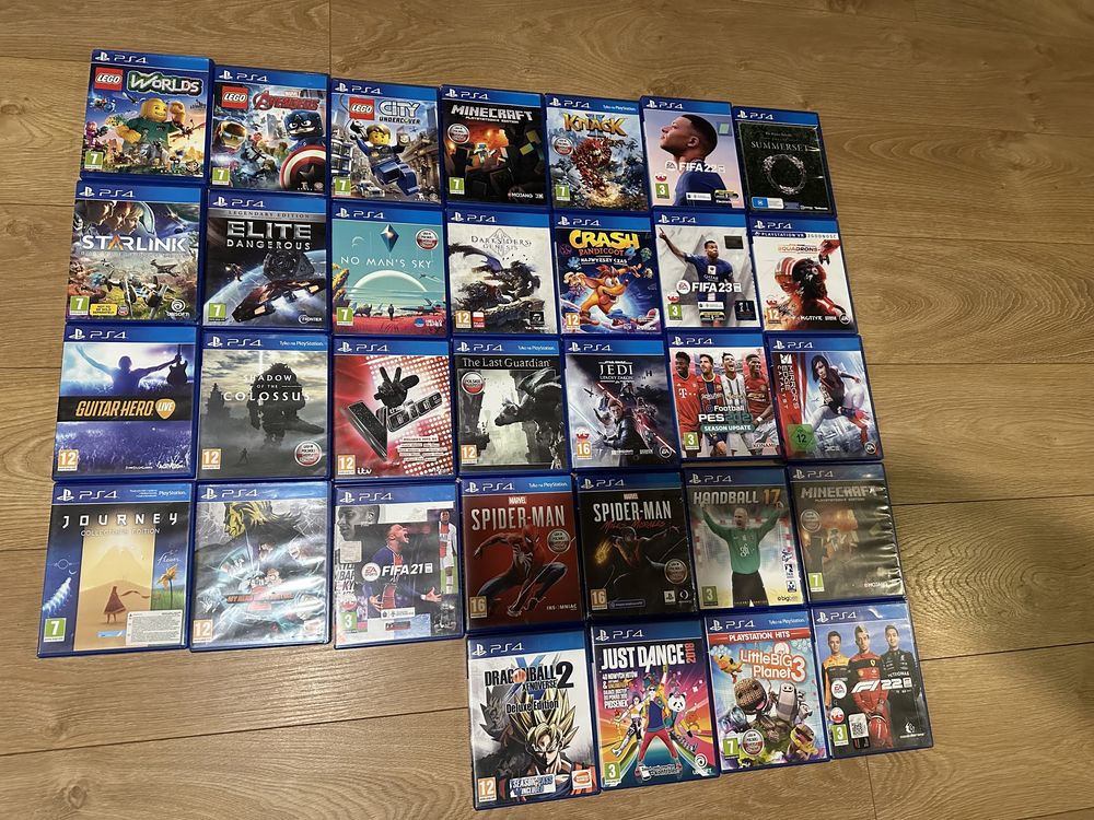 Gry Ps4 slim Pro Ps5 lego minecraft fifa NFS spiderman sprzedam zamien