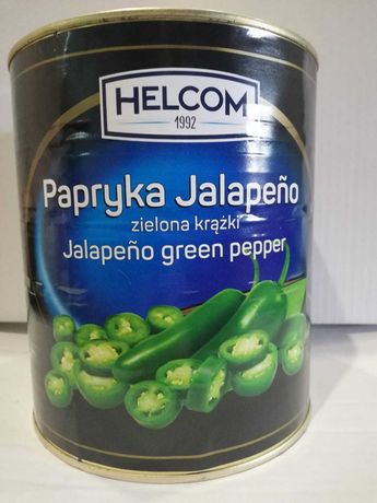 Papryka Jalapeno, zielona krążki 3 kg, PROMOCJA