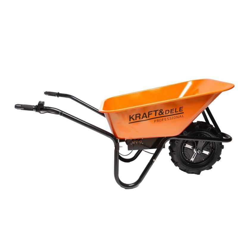 KRAFT&DELE Taczka Z Napędem Akumulatorowa 80l 150kg Samobieżna KD1738