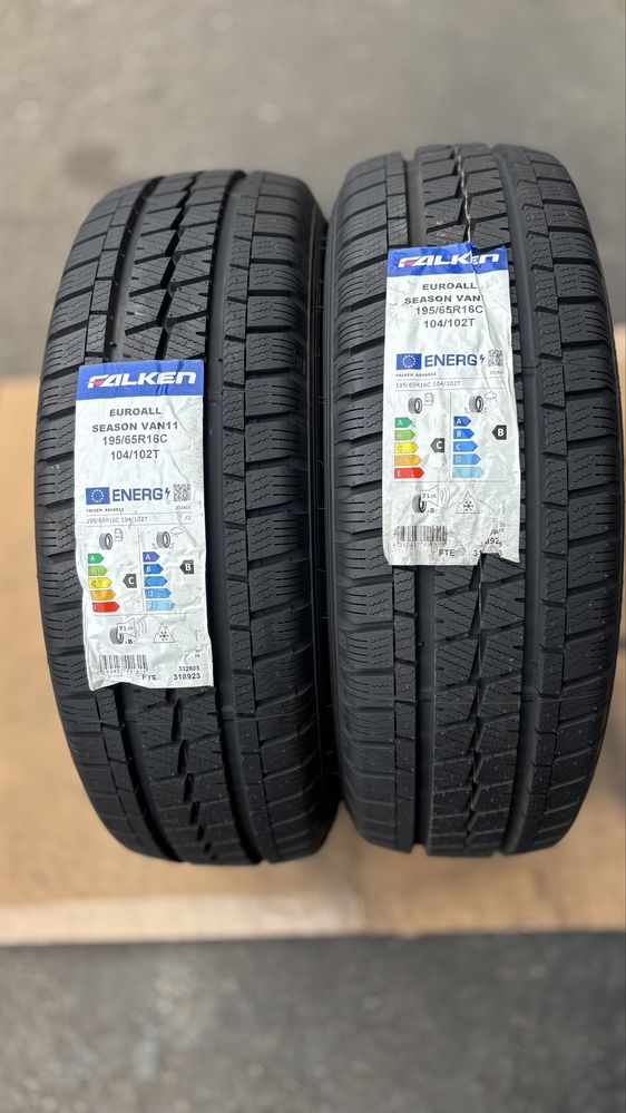 2x falken 195/65/16C z 2022 roku nowe wielosezonowe