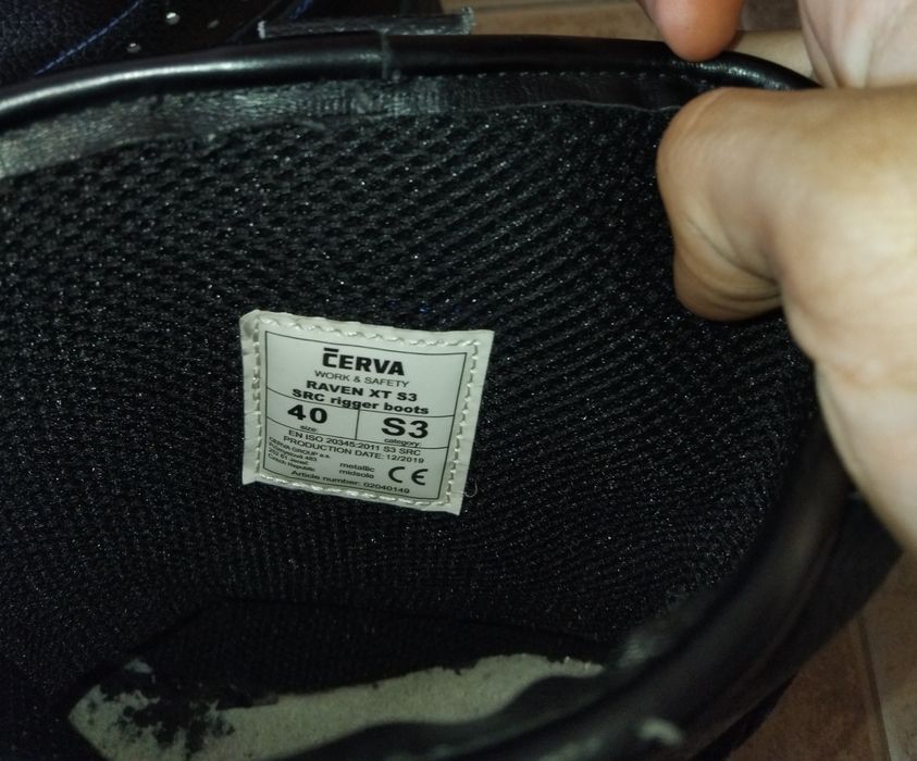 Botas biqueira de aço