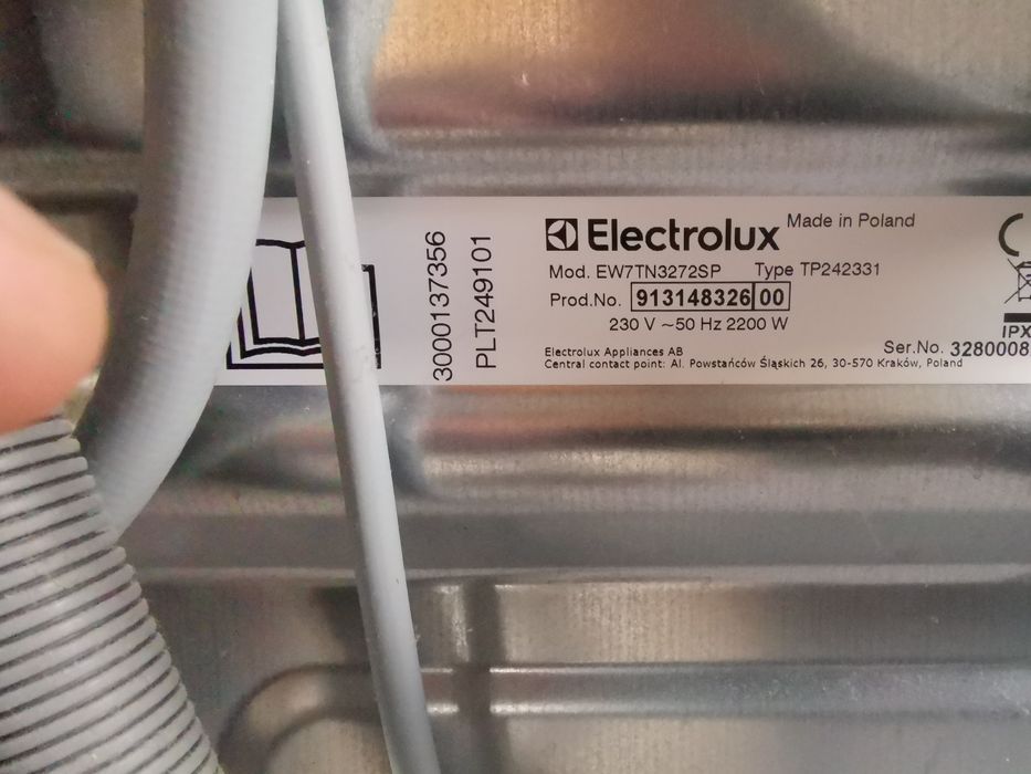 Pralka electrolux