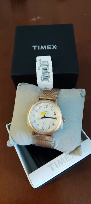 Relógio Timex rosa gold