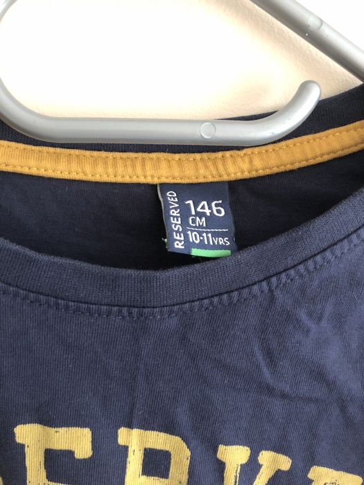 Bluzka longsleeve Reserved 146 granatowy