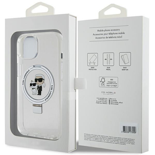 Karl Lagerfeld KLHMP15MHMRSKCH iPhone 15Plus / 14 Plus 6.7" biały/whit