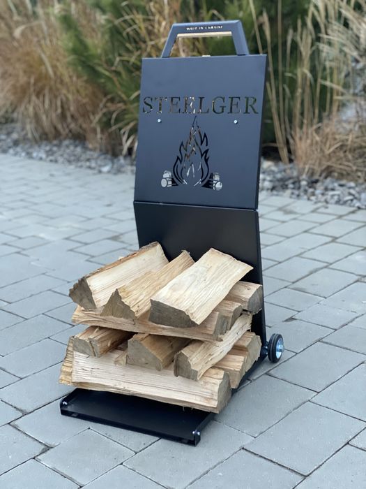 Дровник лофт,підставка для дров,візок для дров,дровник металевий